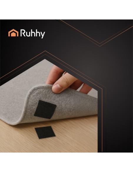 Lipni lipni juosta „Velcro“, 5 m x 5 cm, juoda, Ruhhy 25806