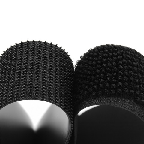 Lipni lipni juosta „Velcro“, 5 m x 5 cm, juoda, Ruhhy 25806