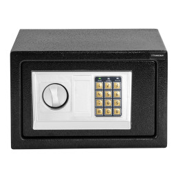 Namų elektroninis seifas kodui ir raktui 31x20x20 cm
