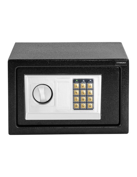Namų elektroninis seifas kodui ir raktui 31x20x20 cm Namų elektroninis seifas kodui ir raktui 31x20x20 cm
