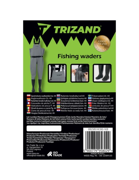 TRIZAND žvejybos bridkelnės - bridkelnės 44