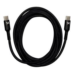 Kabelis USB-C USB-C maitinimo tiekimas 18W 2m juodas