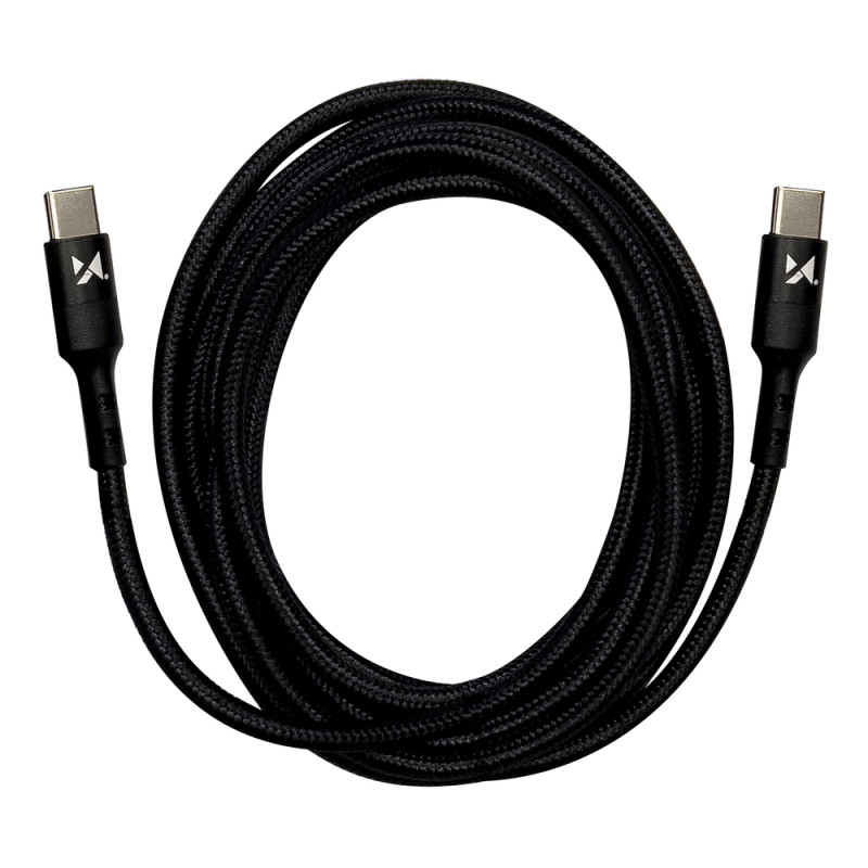 Kabelis USB-C USB-C maitinimo tiekimas 18W 2m juodas