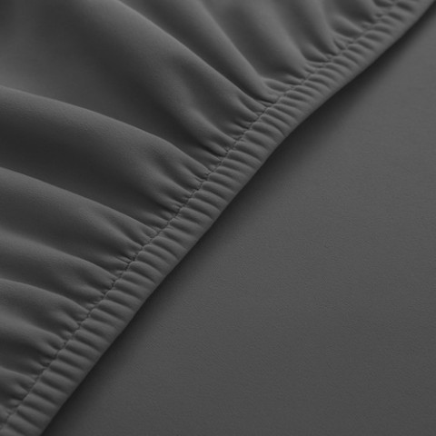 Kėdžių užvalkalai - 6 vnt. tamsiai pilki Ruhhy 25990