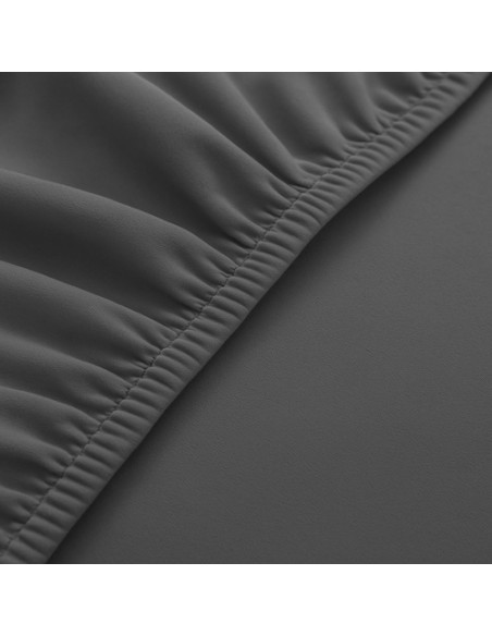 Kėdžių užvalkalai - 6 vnt. tamsiai pilki Ruhhy 25990