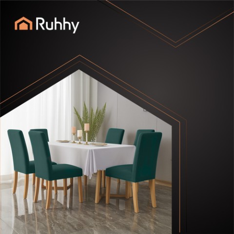 Kėdžių užvalkalai - 6 vnt. butelis Ruhhy 25992