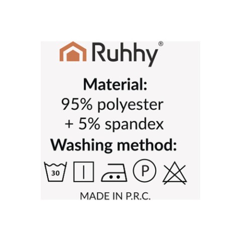 Kėdžių užvalkalai - 6 vnt. smėlio spalvos Ruhhy 25989