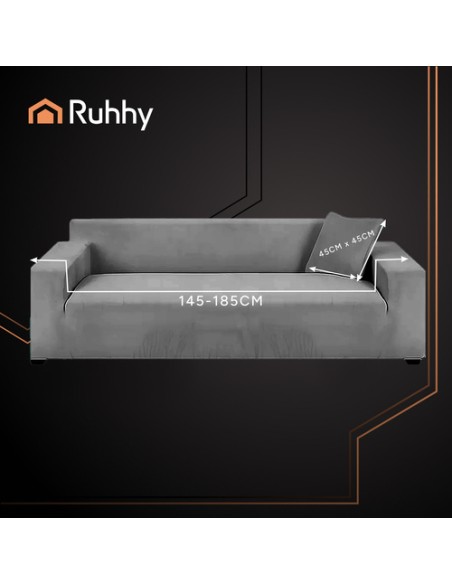 Sofos užvalkalas 145-185 cm tamsiai pilkas Ruhhy 26037