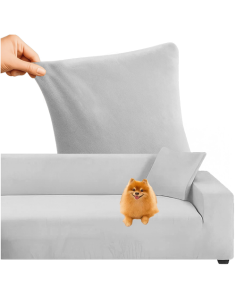 Ruhhy 26035 šviesiai pilkas sofos užvalkalas 145-185cm