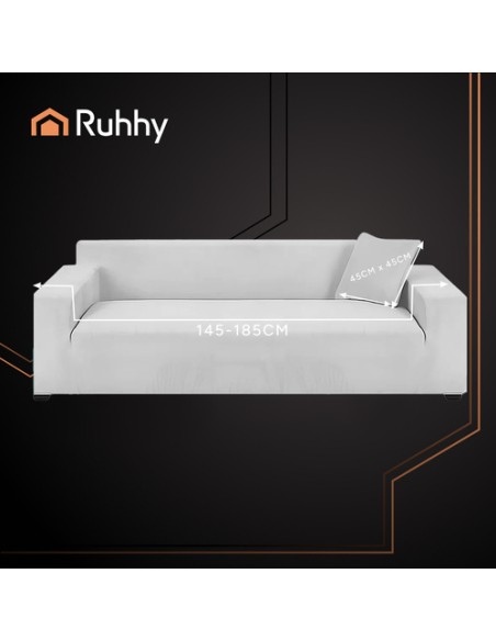 Ruhhy 26035 šviesiai pilkas sofos užvalkalas 145-185cm