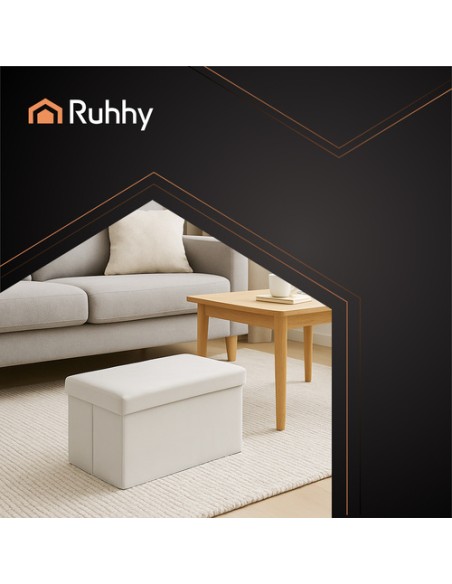 Pilkas aksominis pufas 60x30x30 cm Ruhhy 25994