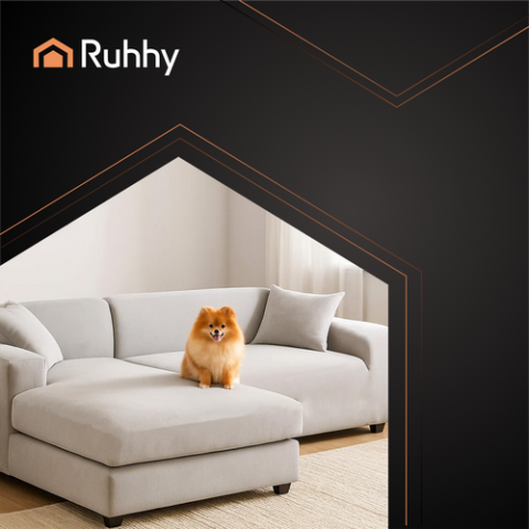 Ruhhy 26182 sofos užvalkalas 190-230 cm šviesiai pilkas