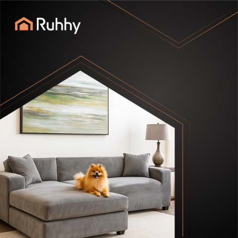 Sofos užvalkalas 190-230 cm tamsiai pilkas Ruhhy 26181