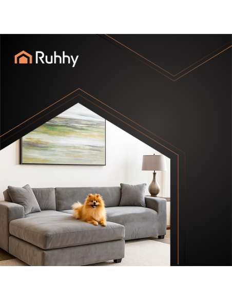 Sofos užvalkalas 190-230 cm tamsiai pilkas Ruhhy 26181