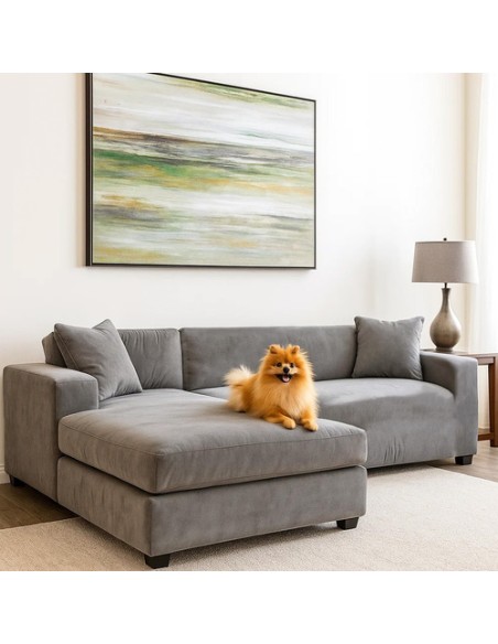 Sofos užvalkalas 190-230 cm tamsiai pilkas Ruhhy 26181