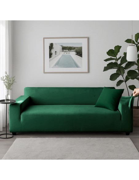 Sofos užvalkalas 190-230 cm tamsiai žalias Ruhhy 26183