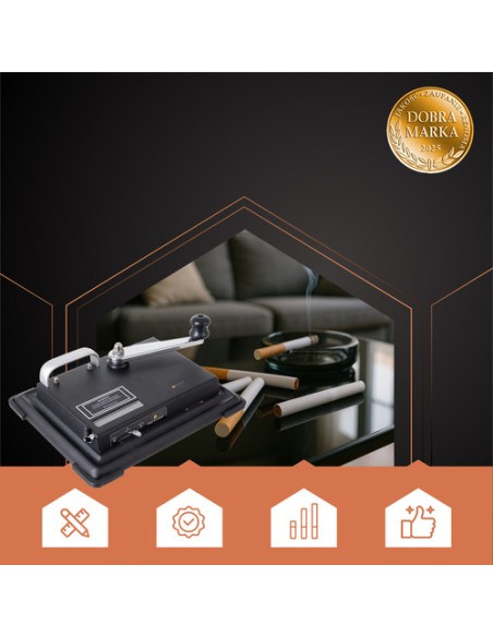 Stūmoklinis cigarečių pildymo aparatas 25636