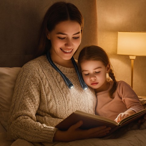 Izoxis 25675 LED kaklo skaitymo lempa