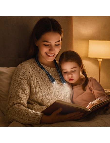 Izoxis 25675 LED kaklo skaitymo lempa