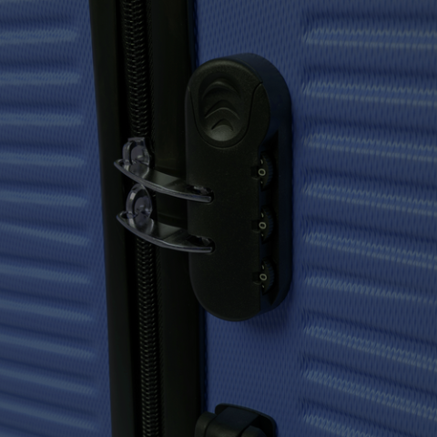 3 viename lagaminų rinkinys – tamsiai mėlynas Trizand 26664