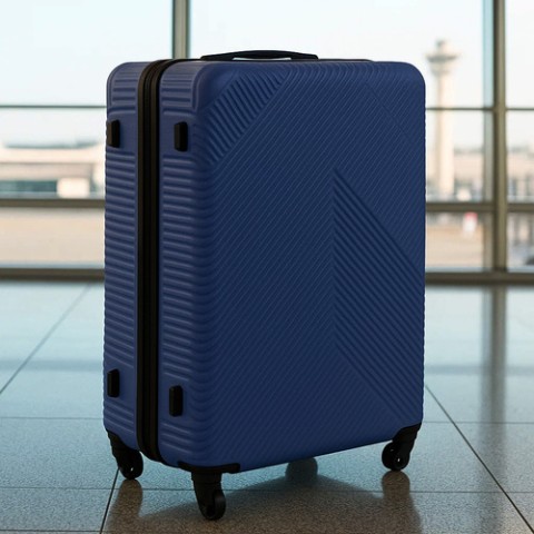 3 viename lagaminų rinkinys – tamsiai mėlynas Trizand 26664