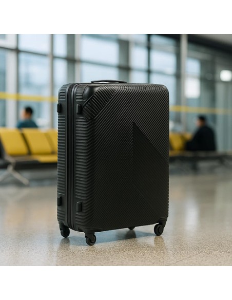 3 viename lagaminų rinkinys – juodas Trizand 26661