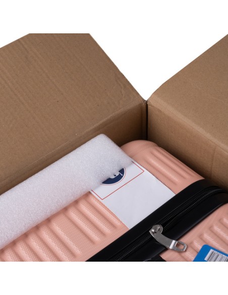 3 viename lagaminų rinkinys – rožinis Trizand 26663