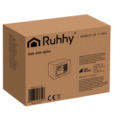 Ruhhy 26101 kombinuotas seifas