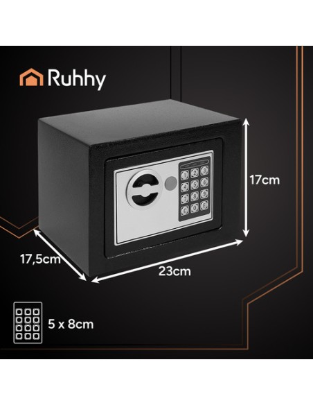 Ruhhy 26101 kombinuotas seifas