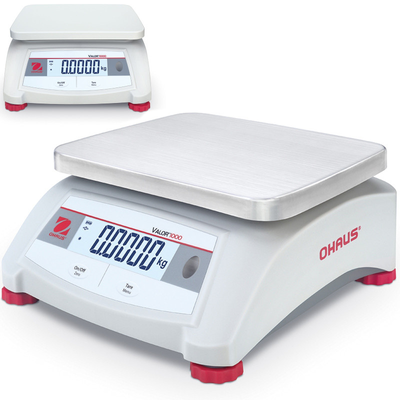 Stalo svarstyklių maitinimo pagalbinis valdymas VALOR 1000 30kg / 5g - OHAUS V12P30