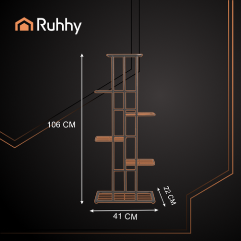 Pastatomas gėlių stovas 106 cm Ruhhy 26040