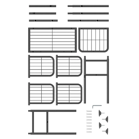 Pastatomas gėlių stovas 106 cm Ruhhy 26040