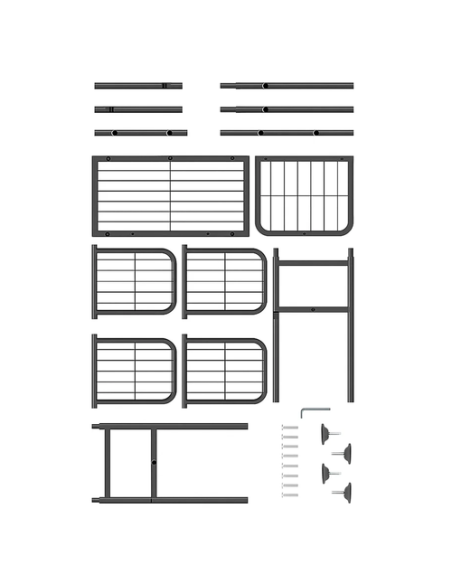Pastatomas gėlių stovas 106 cm Ruhhy 26040