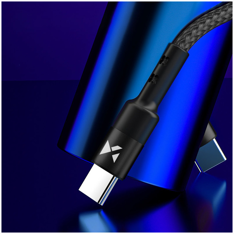 Kabelis USB-C USB-C maitinimo tiekimas 18W 2m juodas
