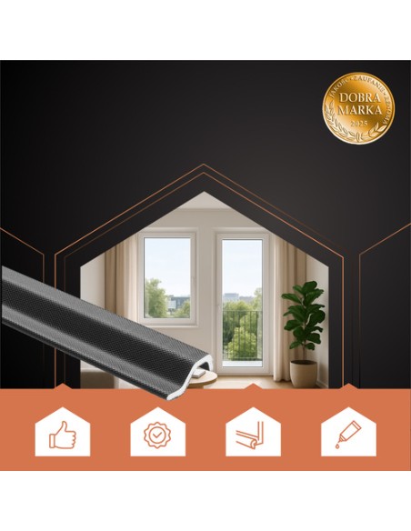 Juodas apsauginis sandariklis Ruhhy 26267