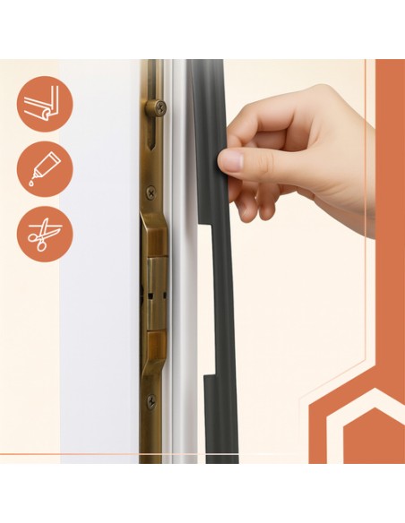 Juodas apsauginis sandariklis Ruhhy 26267