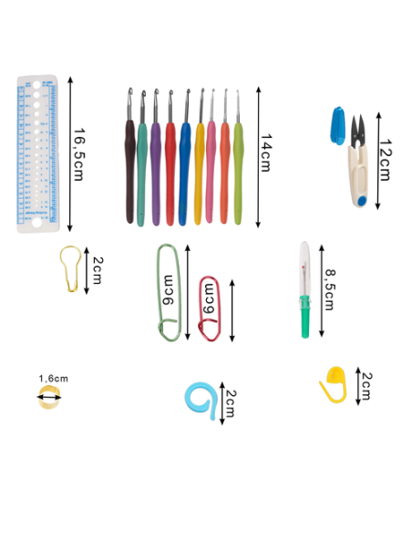 Nėrimo rinkinys - 113 detalių 25407