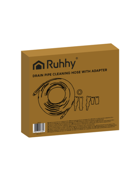 Vamzdžių valymo žarna su adapteriu 20 m Ruhhy 26133