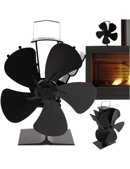 Kaminer 26206 5 menčių židinio ventiliatorius