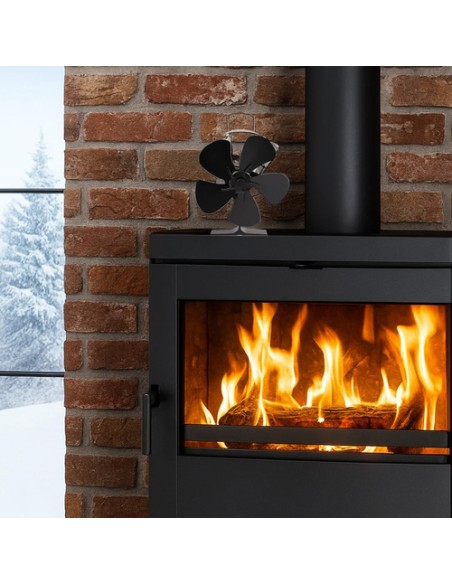 Kaminer 26206 5 menčių židinio ventiliatorius