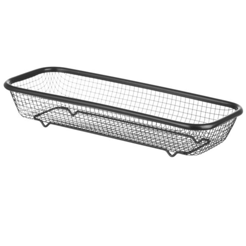 Vielinis krepšys duonos bandelėms patiekti 310x125x55 mm juodas - Hendi 425572