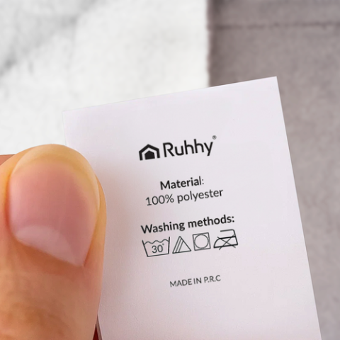 Dvipusis pledas 150x200cm šviesiai pilkas Ruhhy 26293