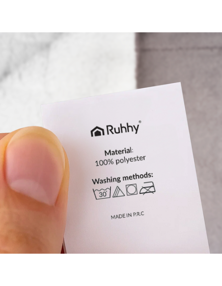 Dvipusis pledas 150x200cm šviesiai pilkas Ruhhy 26293