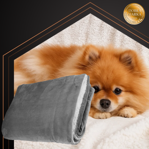 Dvipusis antklodė 150x200cm tamsiai pilka Ruhhy 26292