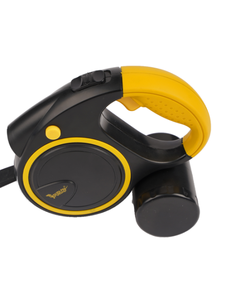 Automatinis virvelis su žibintuvėliu 5 m Purlov 25965