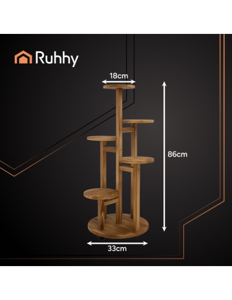 Pastatomas gėlių stovas 86 cm Ruhhy 26041