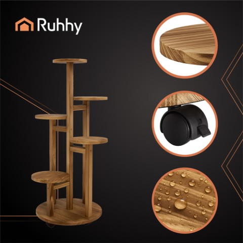 Pastatomas gėlių stovas 86 cm Ruhhy 26041