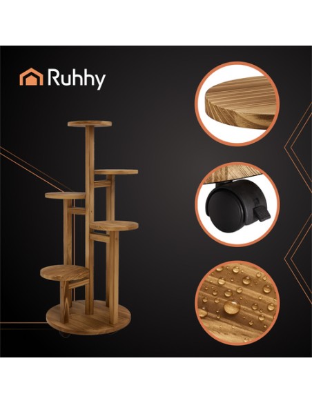 Pastatomas gėlių stovas 86 cm Ruhhy 26041