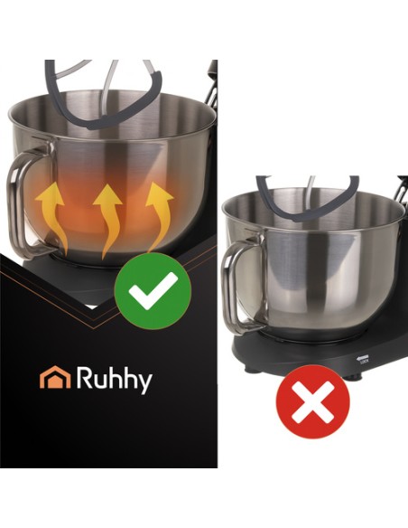 Ruhhy 25728 maisto smulkintuvas su šildomu dubeniu ir trintuvu