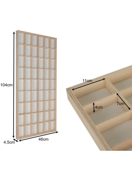 Medinė lentyna lėlėms Kruzzel 26969